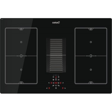 Cata AS750 Επαγωγική Εστία Αυτόνομη με Απορροφητήρα 77x52εκ.